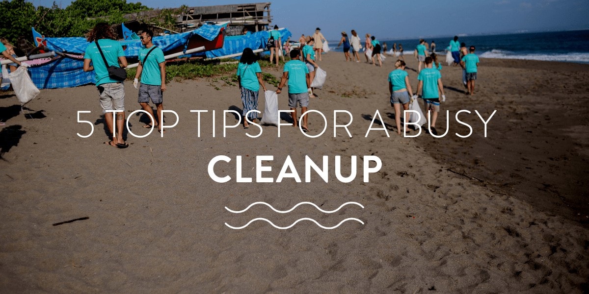 top tips for busy cleanup