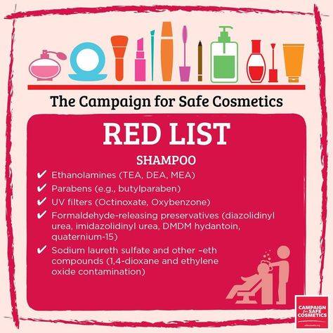 List of chemicals to avoid in cosmetics